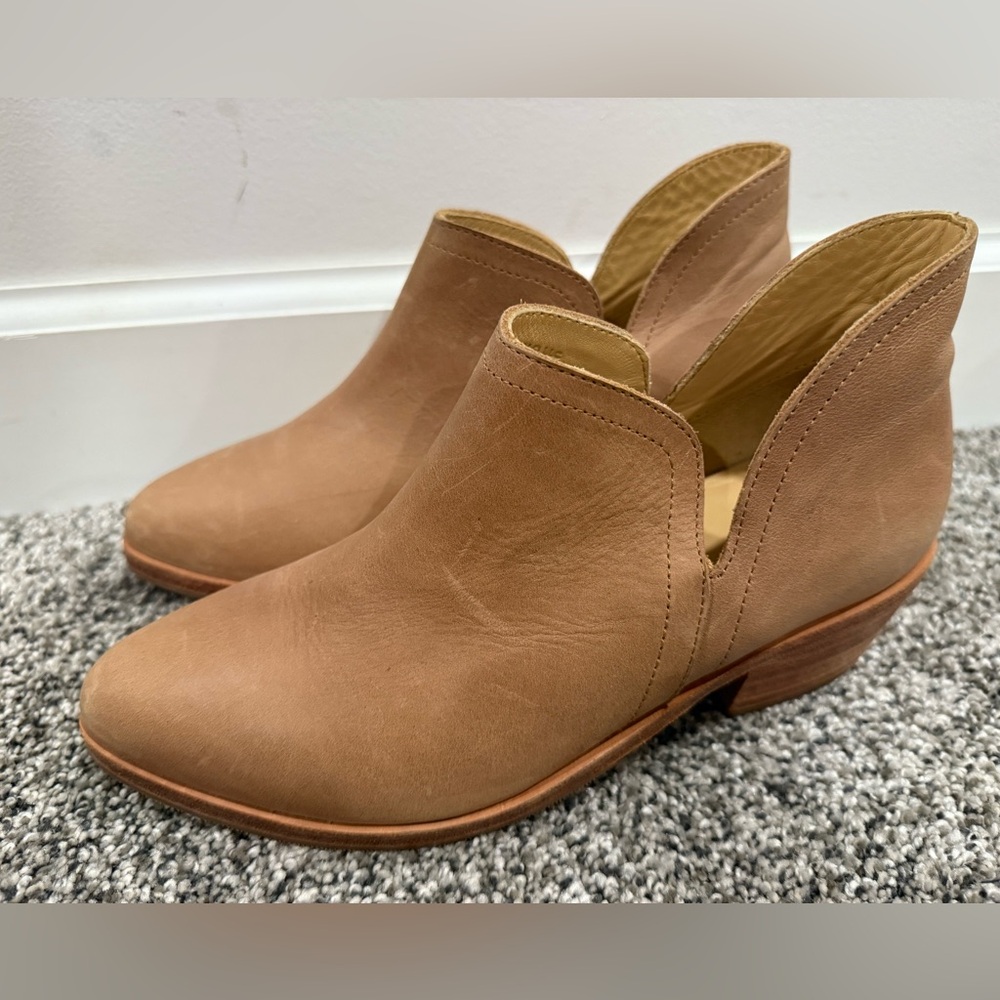 Nisolo brown leather ankle booties, size women's 8 - Picture 6 of 11